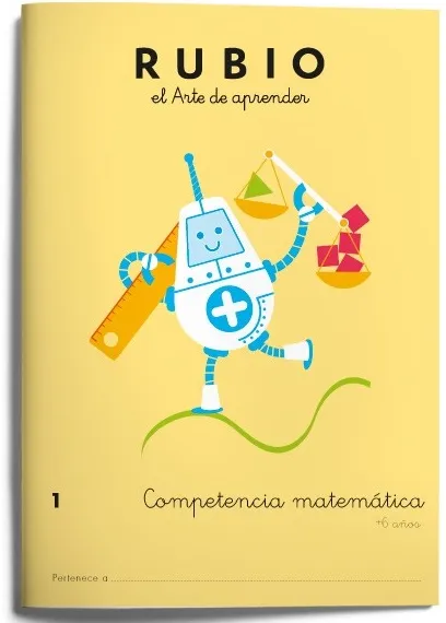 Cuaderno Rubio Competencia Matemática 1