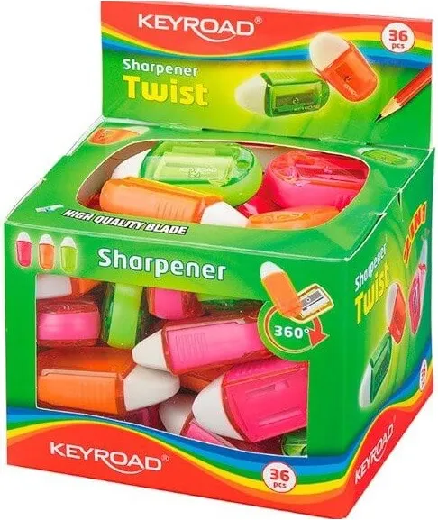 Expositor Afilalápiz+Goma Keyroad Twist