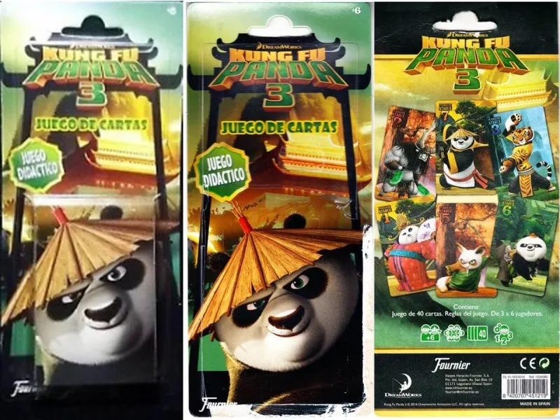 BARAJA CARTAS KUNG FU PANDA
