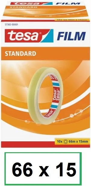 CINTA ADHESIVA TESAFILM 66X15