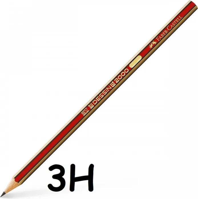 LAPIZ Faber Castell DESSIN 2000 3H