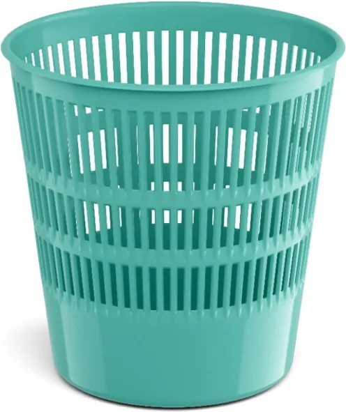 Papelera Plastico Verde Pastel 12 Litros