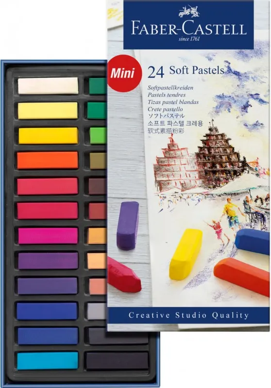 PASTEL BARRA FABER CASTELL MINI 24 COLORES