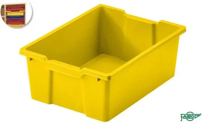 Cajón para Muebles de 45 sin Tapa Amarillo