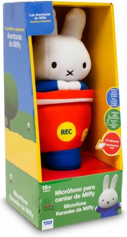 Peluche Micrófono Miffy
