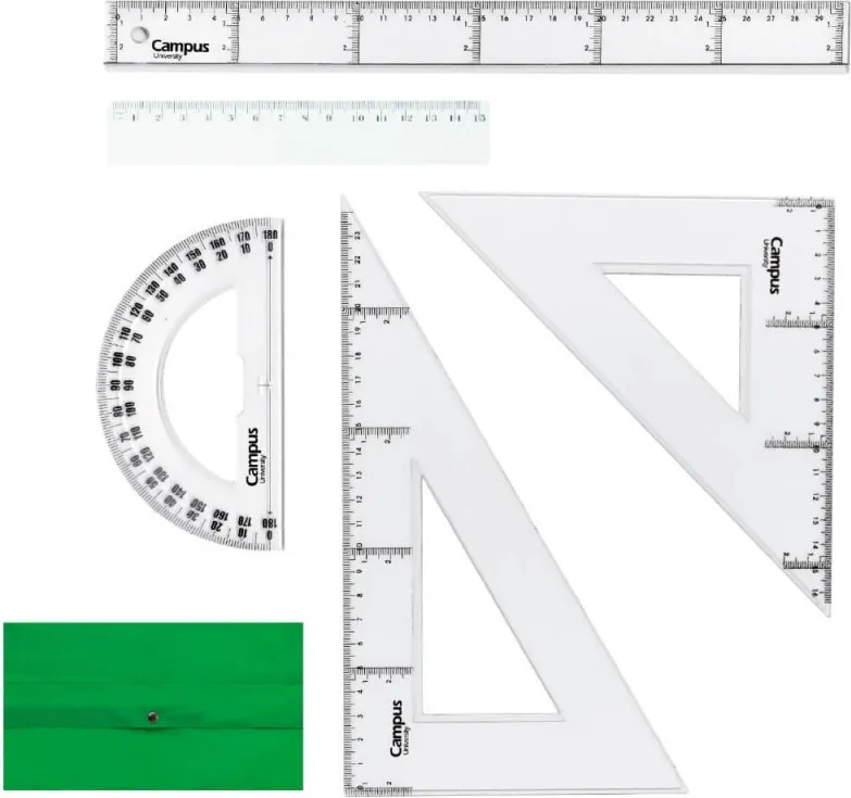 JUEGO DIBUJO CAMPUS UNIVERSITY 5 PIEZAS