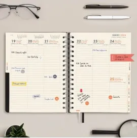 Agenda Finocam 16 Meses Tempus 1/4  Sv Vert.negro 25-26 - imagen 11