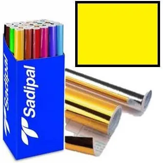 Rollo Adhesivo Fluorescente Amarillo 0,5X3M
