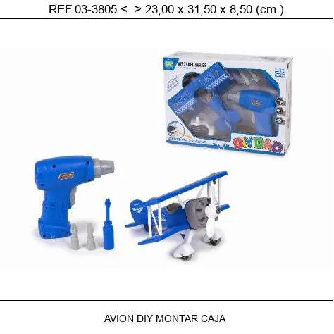 AVION DIY MONTAR CAJA