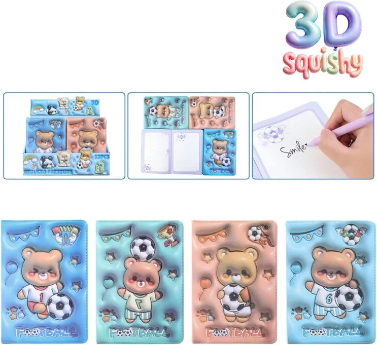 LIBRETAS 3D FUTBOL AND BEAR