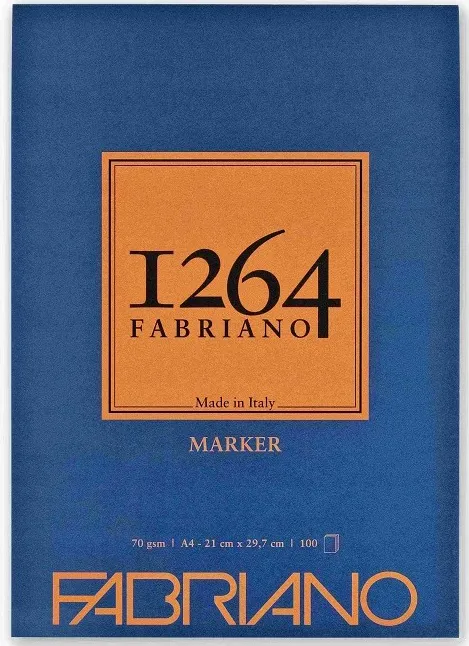 Bloc Fabriano 1264 Marker A4 70GR.100H