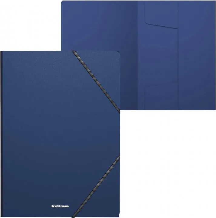 CARPETA PP MATT CLASSIC A4 SOLAPA AZUL