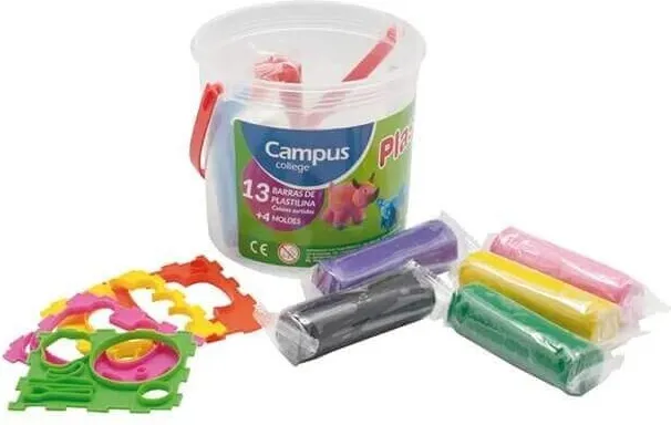 Plastilina Campus Bote 13BARRAS+4MODL