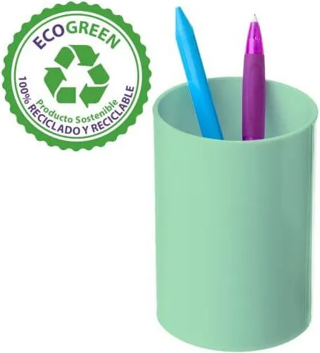 CUBILETE ARCHIVO 2000 VERDE PASTEL