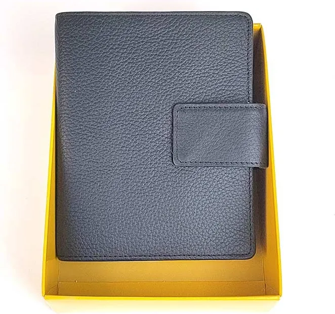 AGENDA FINOCAM 603 PIEL MEDA BROCHE NEGRO