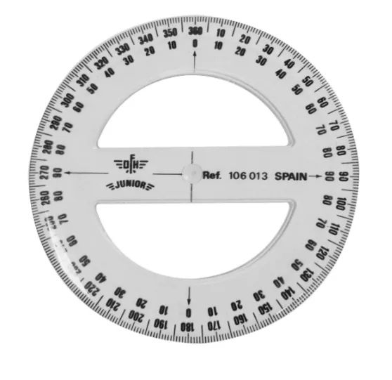 CIRCULO TRANSPORTADOR 13CM DFH