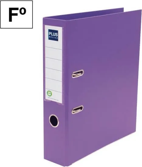 ARCHIVADOR FOLIO PLUS LOMO 75MM VIOLETA