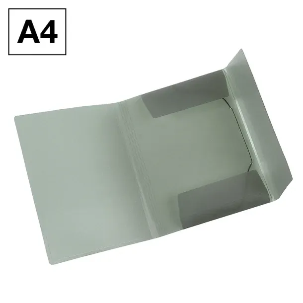 CARPETA POLIPROPILENO A4 SOLAPA TRASLUC. GRIS MANHATTAN