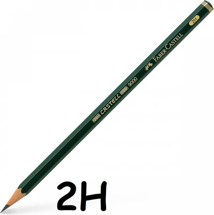 Lapiz FABER Castell 9000- 2H