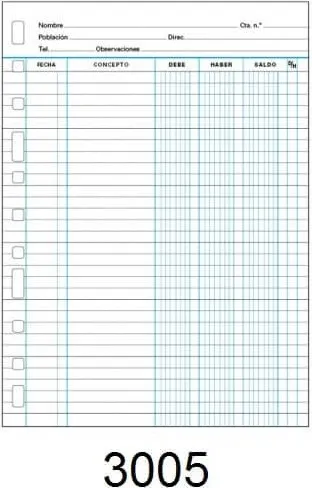 Recambio Multifin 3005 Ctas.corrientes Fº