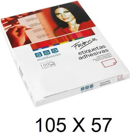 ETIQUETA FABRISA A4 105x57