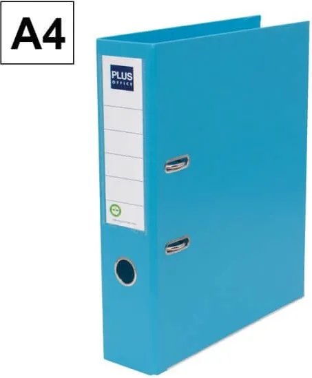 ARCHIVADOR A4 PLUS LOMO 75MM AZUL CLARO
