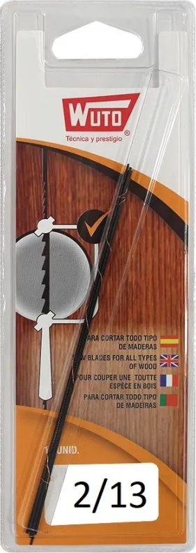 Blister 12 Pelos Segueta Madera 2/13