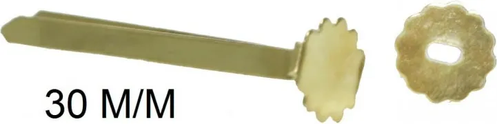 Encuadernador Latón con Arandela 30MM