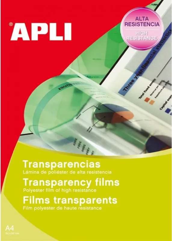 TRANSPARENCIA APLI FOTOCOPIADORA A4 100H