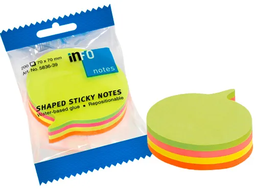 NOTAS ADHESIVAS 70X70 GLOBO