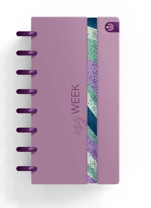 Planificador Ingeniox Semanal 10,5X21 Burdeos