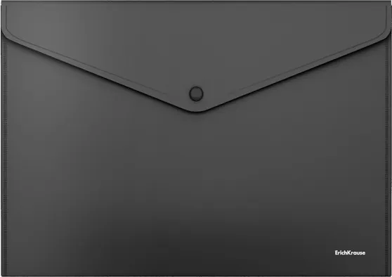 SOBRE BROCHE PP A4 OPACO NEGRO