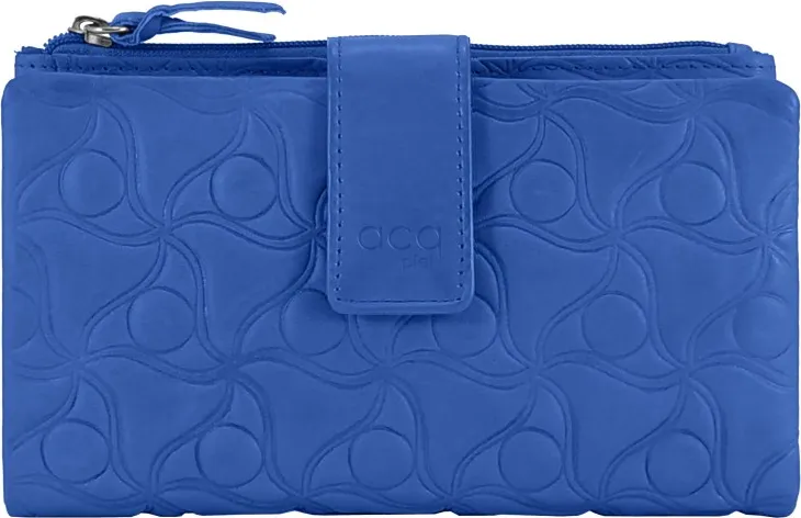 BILLETERO CON MONEDERO PIEL VENUS 45 AZUL