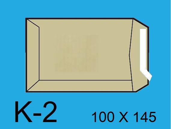 Bolsa 100X145 K-2 Kraft C/1000