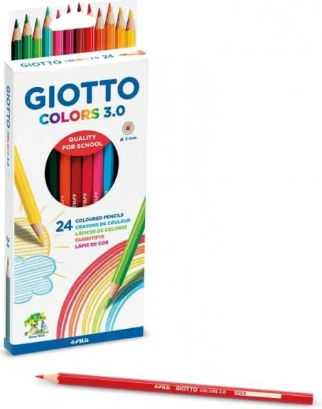 Lápiz Giotto Colores 3.0 24 Colores