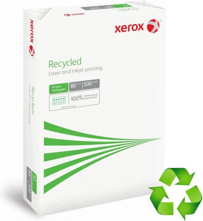 PAPEL RECICLADO XEROX  A4 80gr 500H