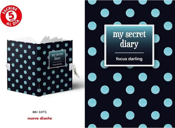 DIARIO A5 168 HOJAS CANDADO FOCUS DARLIN