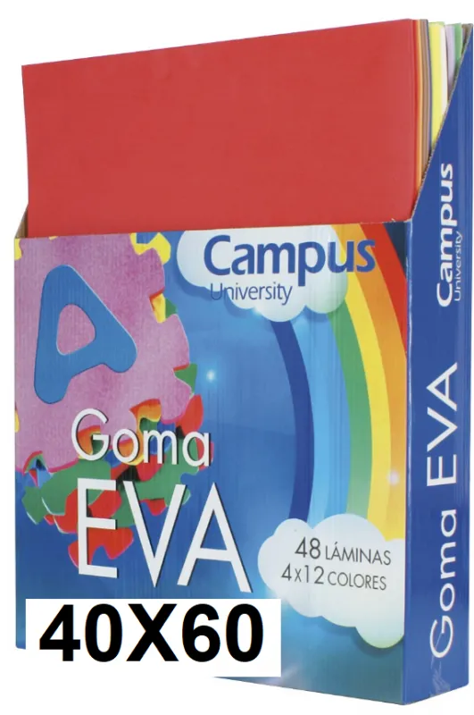 GOMA EVA CAMPUS 40X60 SURTIDA