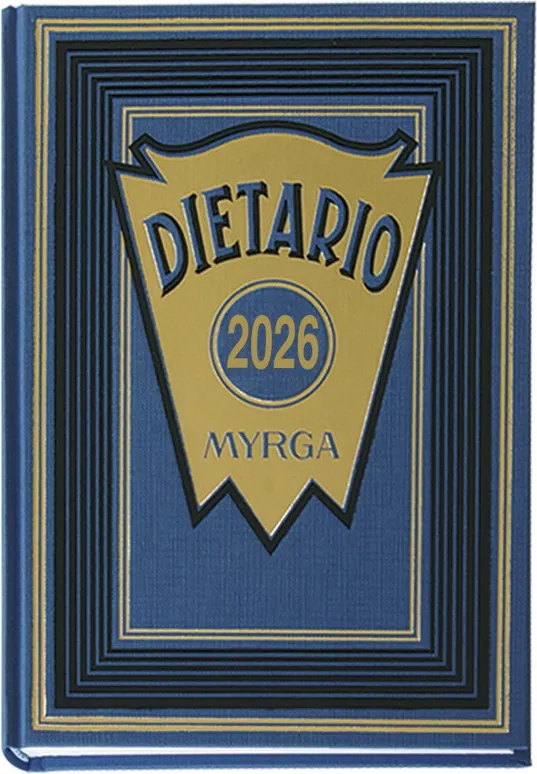 DIETARIO MYRGA OCTAVO AZUL 2026 1DP