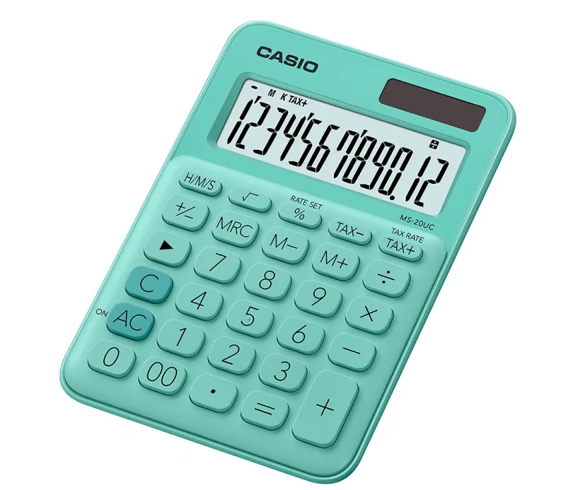 CALCULADORA CASIO MS20UC VERDE