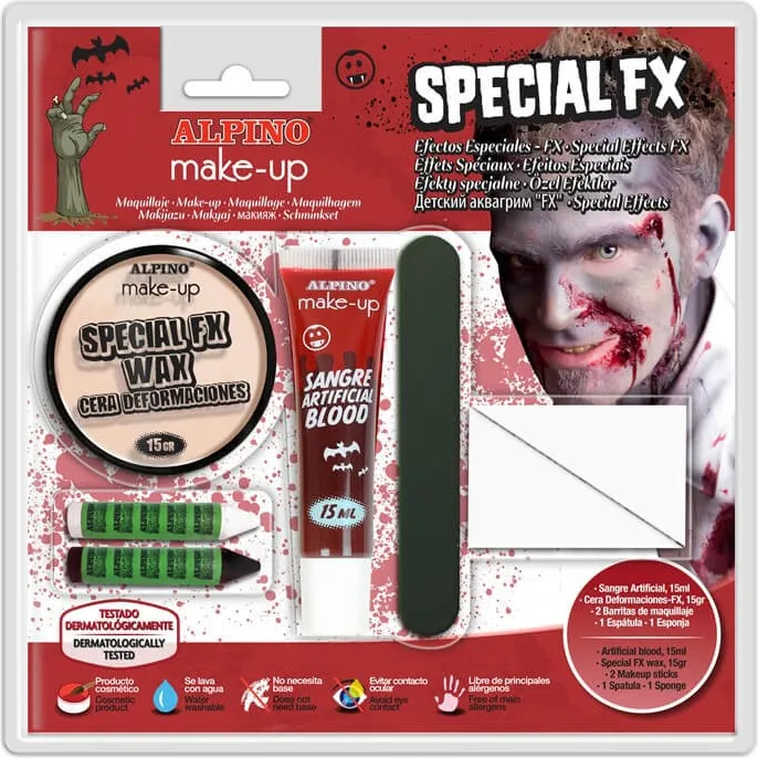 MAQUILLAJE ALPINO EFECTOS ESPECIALES FX