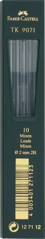 MINAS FABER CASTELL 2 MM 2H