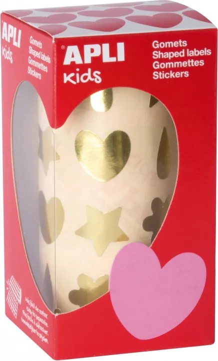 GOMETS APLI ROLLO FORMAS COLOR ORO