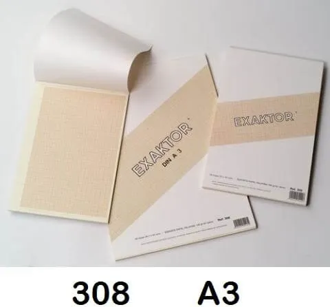 BLOC MILIMETRADO EXAKTOR A3