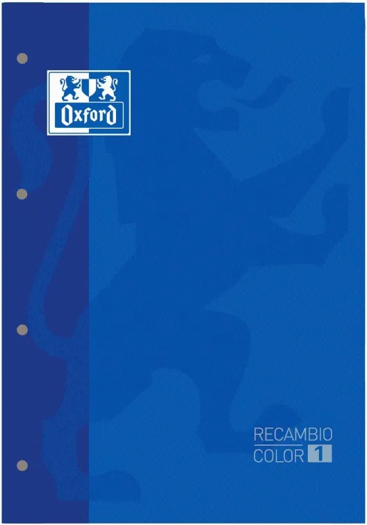 RECAMBIO ENCOLADO OXFORD A4 80H 5X5 90GR COLOR