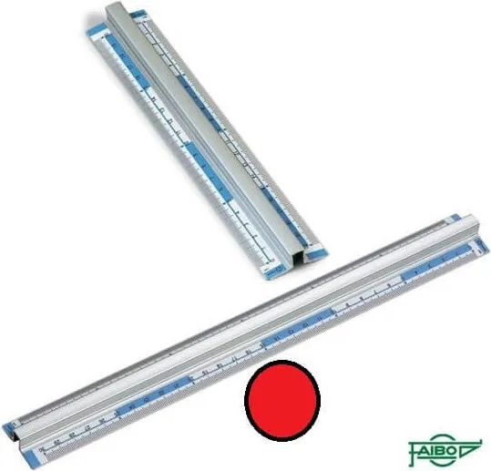 REGLA METALICA FAIBO DOBLEDECIMETRO