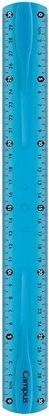 REGLA CAMPUS PLASTICO 30 CM FLEXIBLE