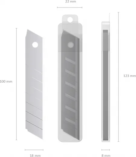 Repuesto 10 Cuchillas Grandes