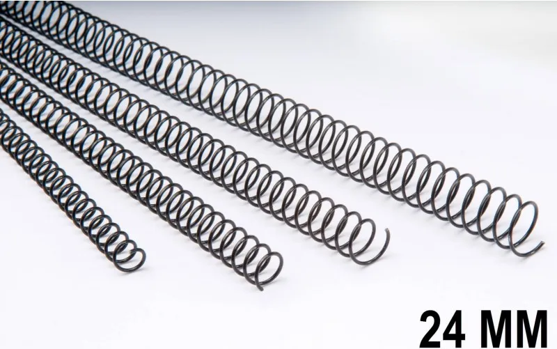 Espiral Metálico  Dhp Negro 24MM