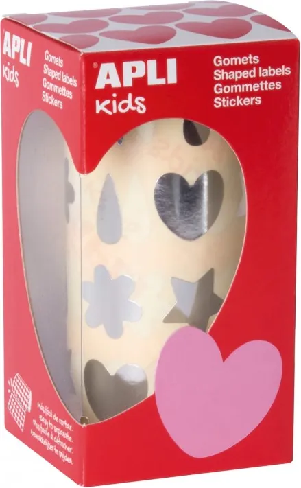 GOMETS APLI ROLLO FORMAS COLOR PLATA